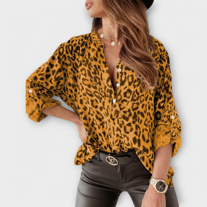 Eabha – Modern Leopard Blouse