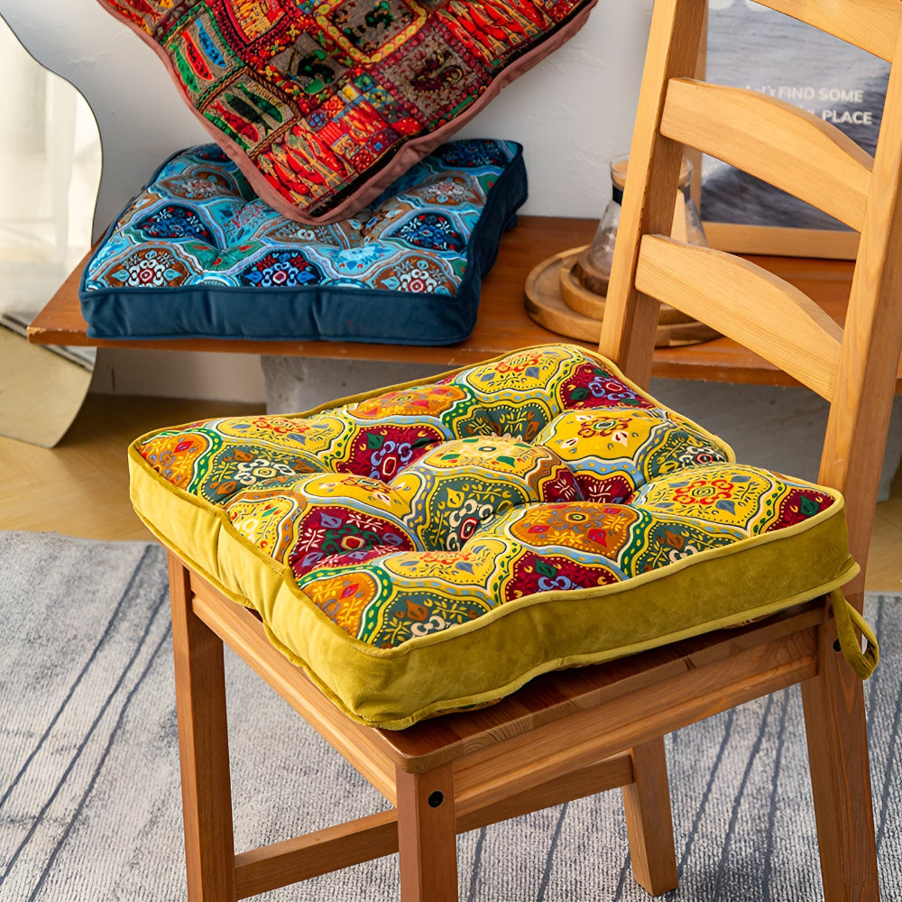 Ethnic-Style Floor Cushion