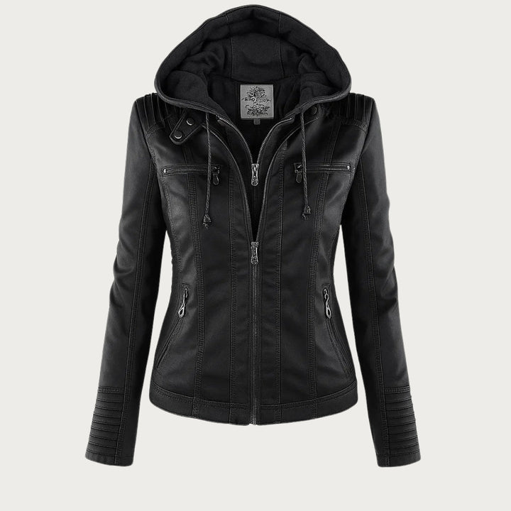 Monika – Elegant Leather Jacket