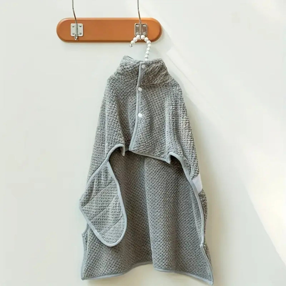 Quick-Drying Dog Robe and Towel