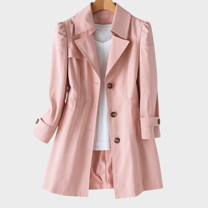 Veselina – Vintage Gabardine Coat