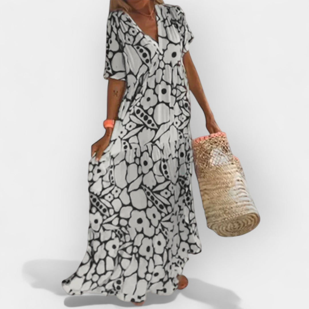 Órla – Sheer Patterned Summer Dress