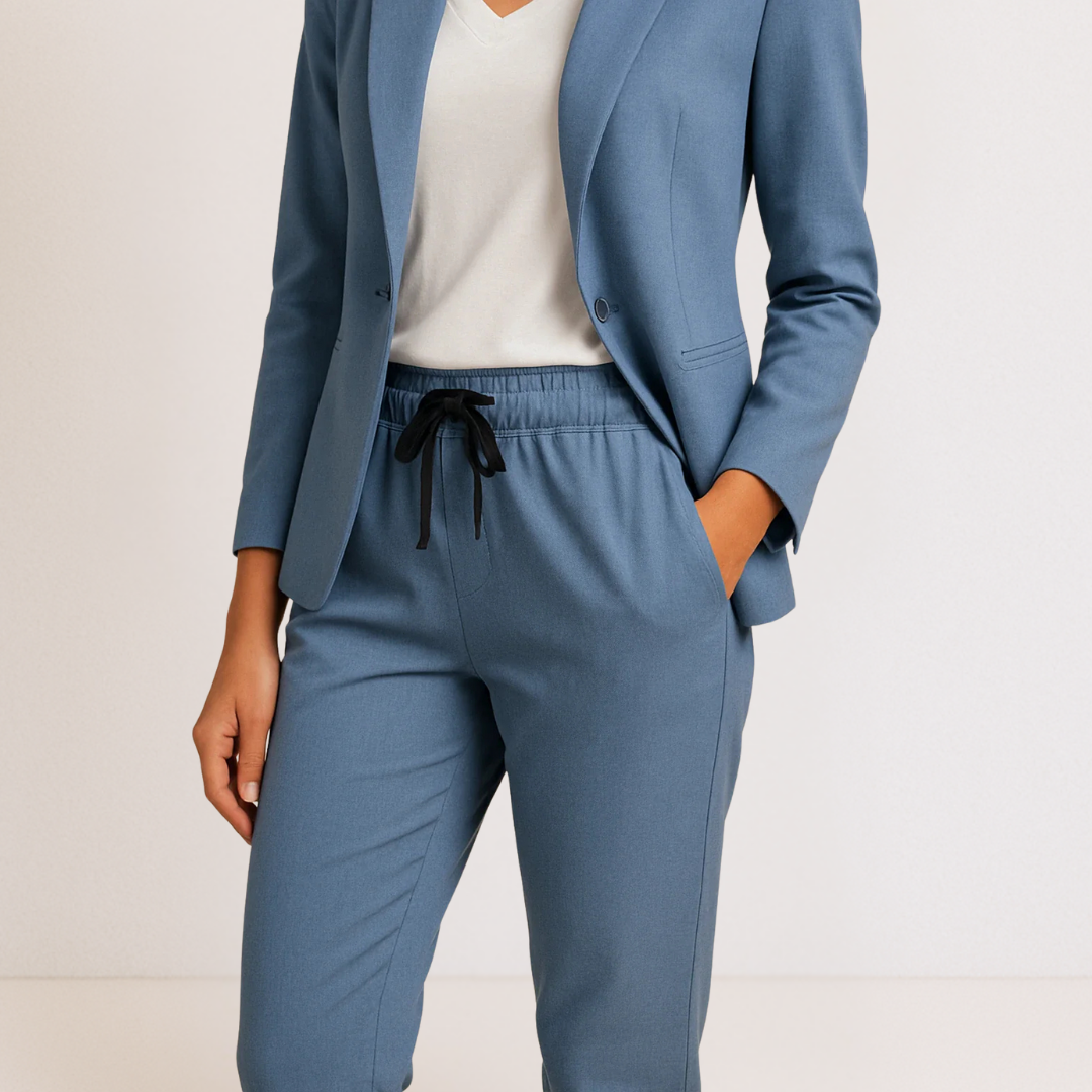 Lorena – Elegant Casual Blazer and Trousers Set