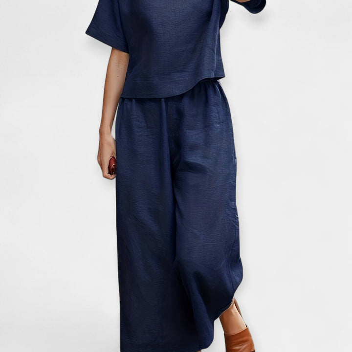 Órla – Airy Short-Sleeve Trouser Set