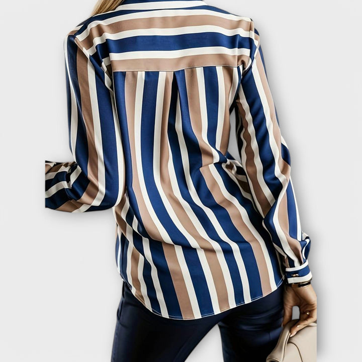 Damhnait – Casual Striped Blouse