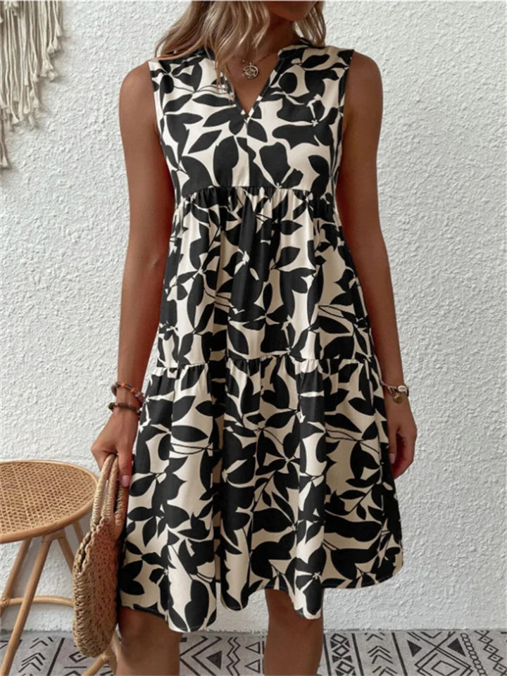 Beth – Loose Flared Midi Dress