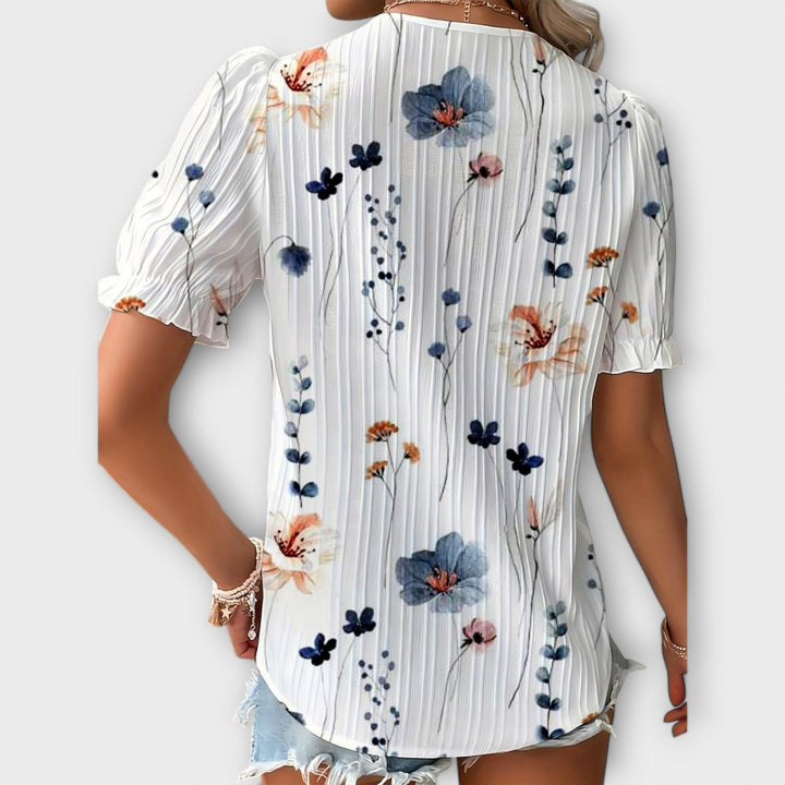 Aoibhinn – Blouse with V-Neck