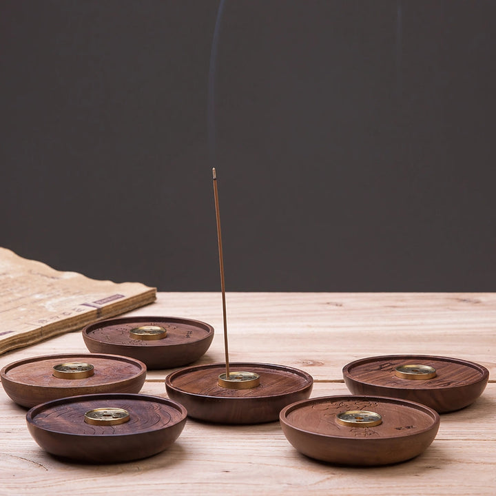 Wooden Incense Stick Holder