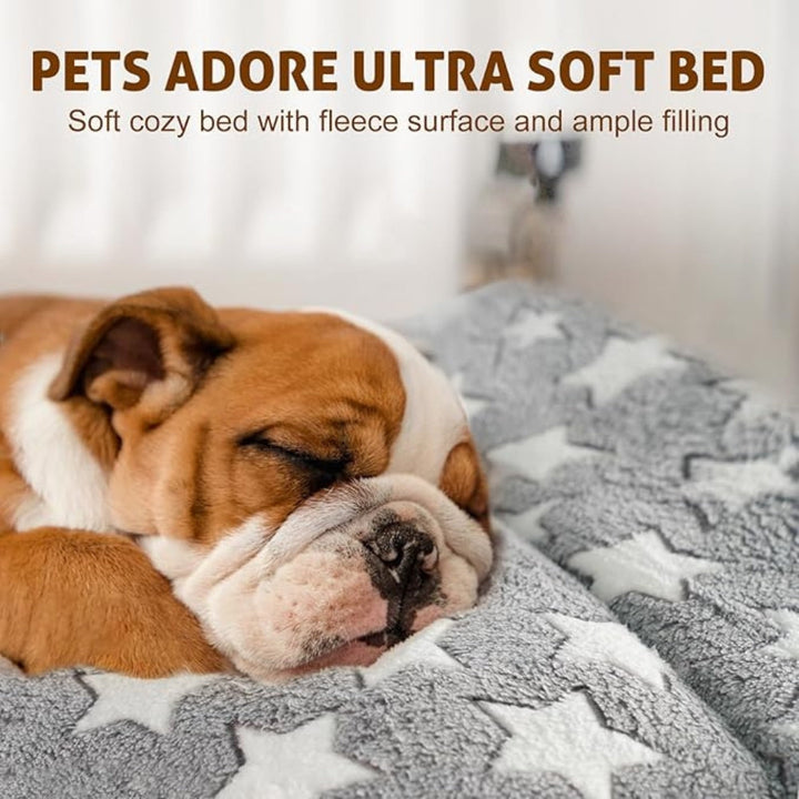 Warm Fleece Blanket for Dogs and Cats with Stars