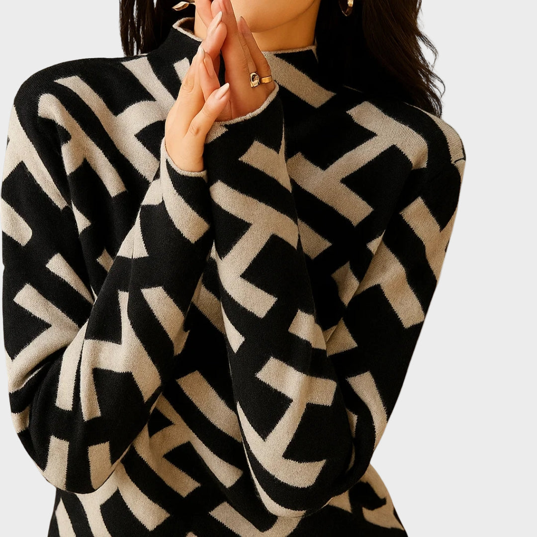 Eva – Geometric Sweater