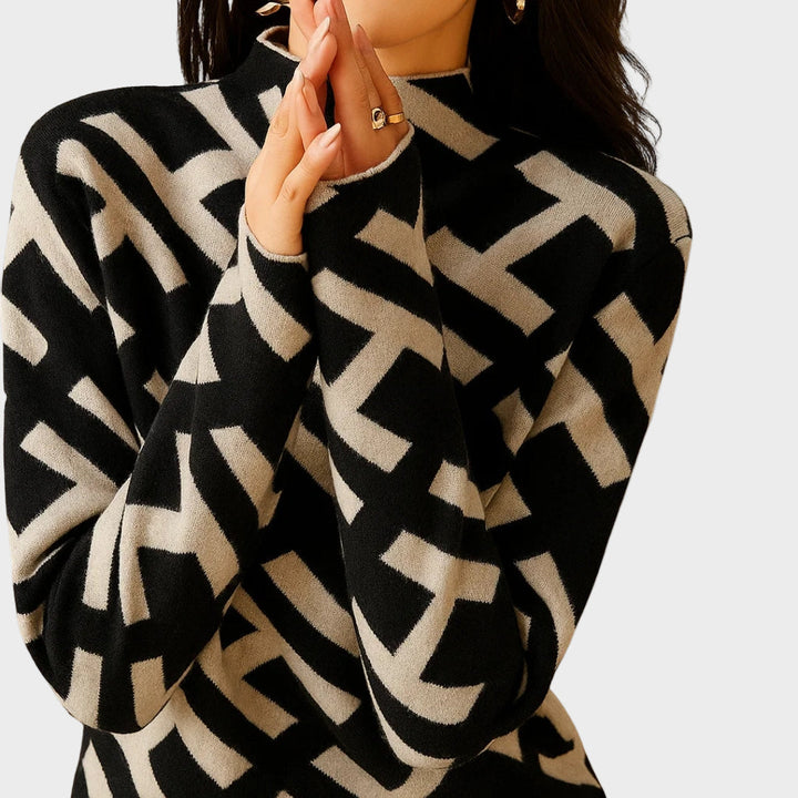 Eva – Geometric Sweater