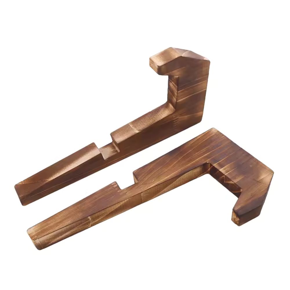 Wooden Book and Tablet Stand