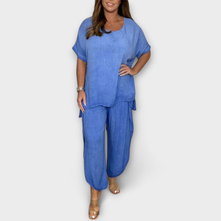 Maria – Two-Piece Linen Set