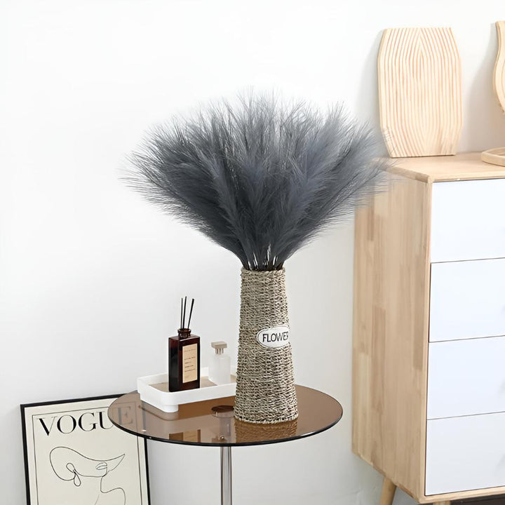 Artificial Pampas Grass – White (Set of 3)