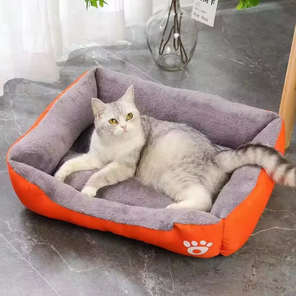 Comfortable Rectangular Bed for Dogs and Cats