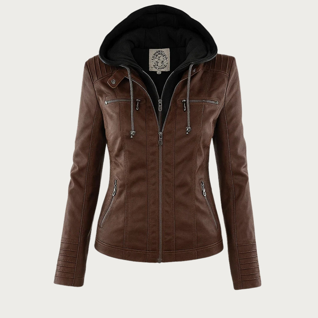Monika – Elegant Leather Jacket