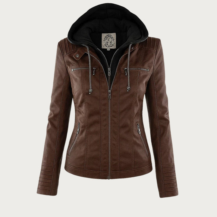 Monika – Elegant Leather Jacket