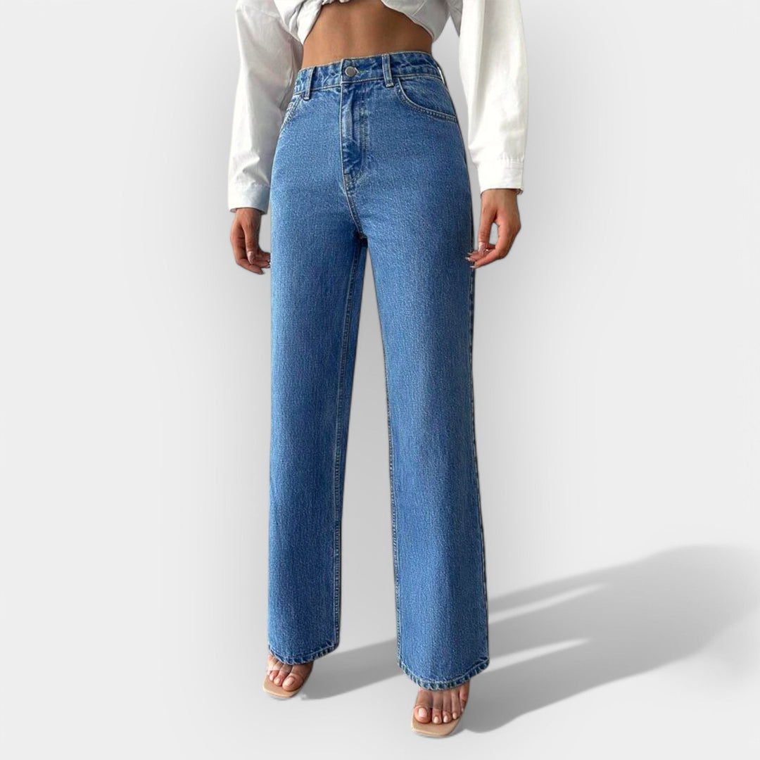 Sadhbh – High-Waisted Wide-Leg Jeans