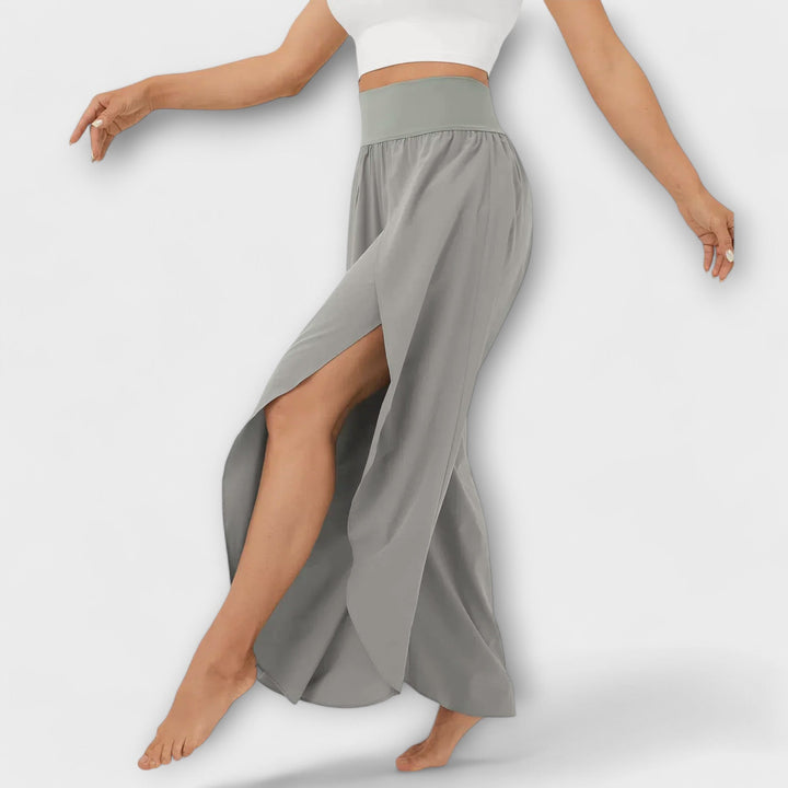 Marica – Fluid Trousers with Slits