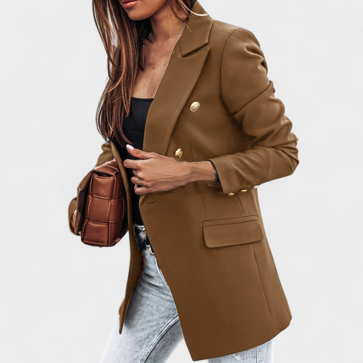 Matea – Blazer with Statement Buttons
