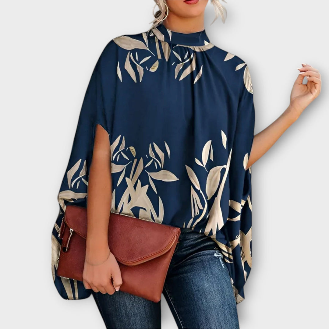 Aoife – Versatile Art-Print Blouse
