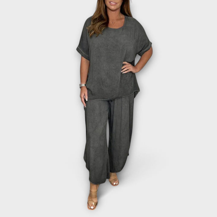 Maria – Two-Piece Linen Set