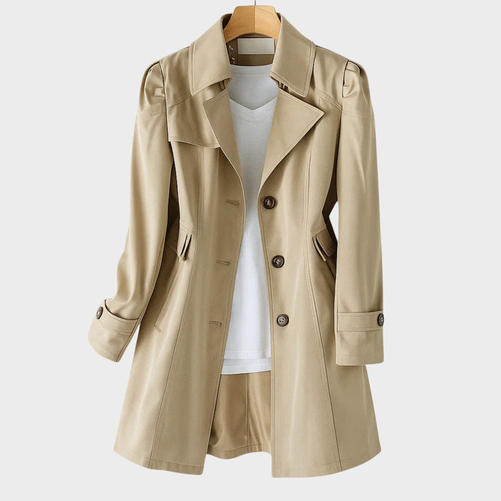 Veselina – Vintage Gabardine Coat