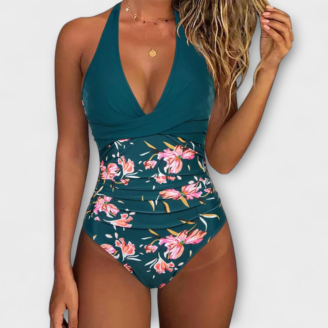 Ciara – One-Piece Swimsuit with V-Neck