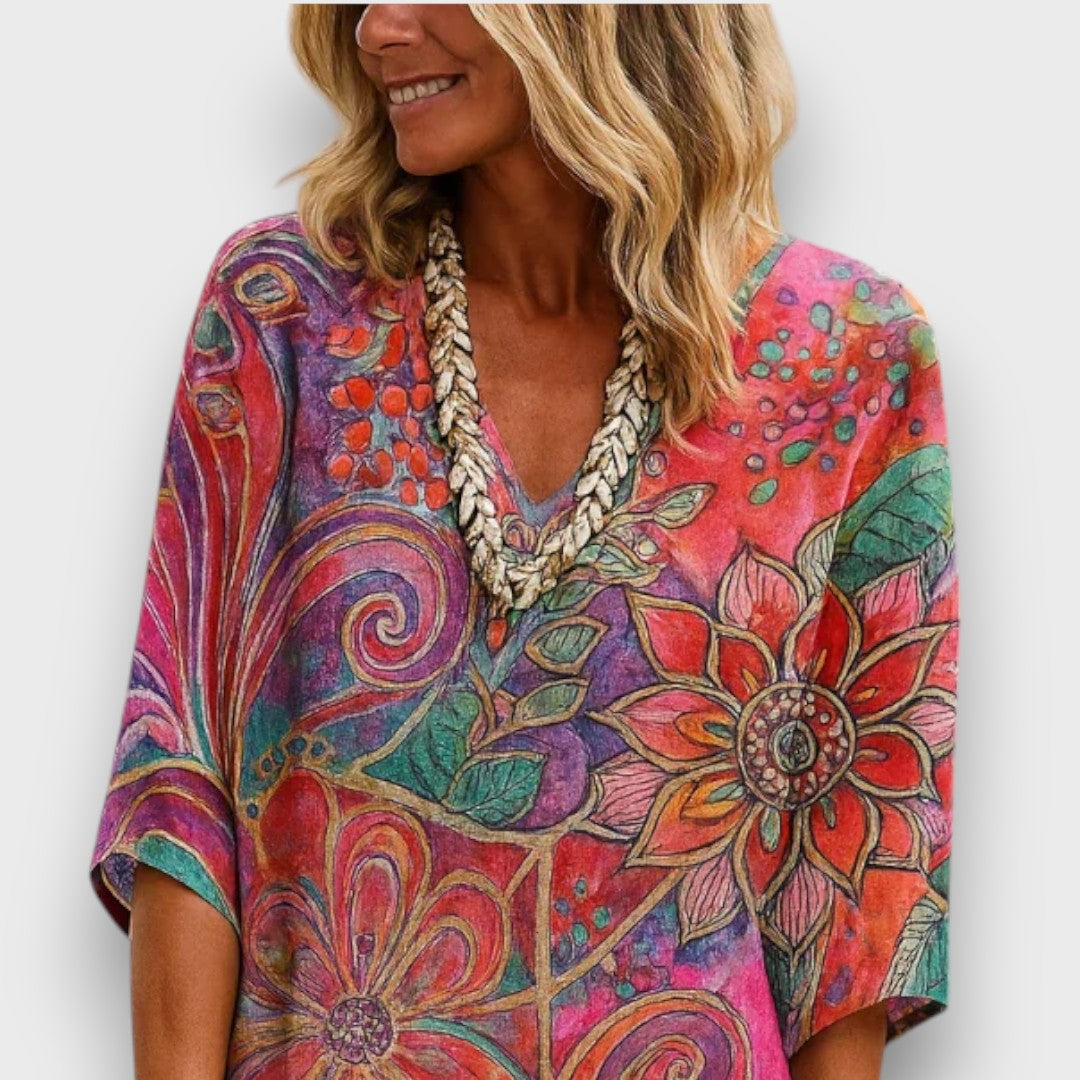 Niamh – Kaftan with Bohemian Pattern