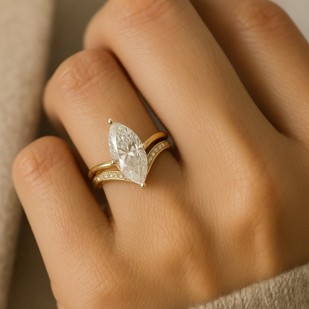 Gold Drop Ring