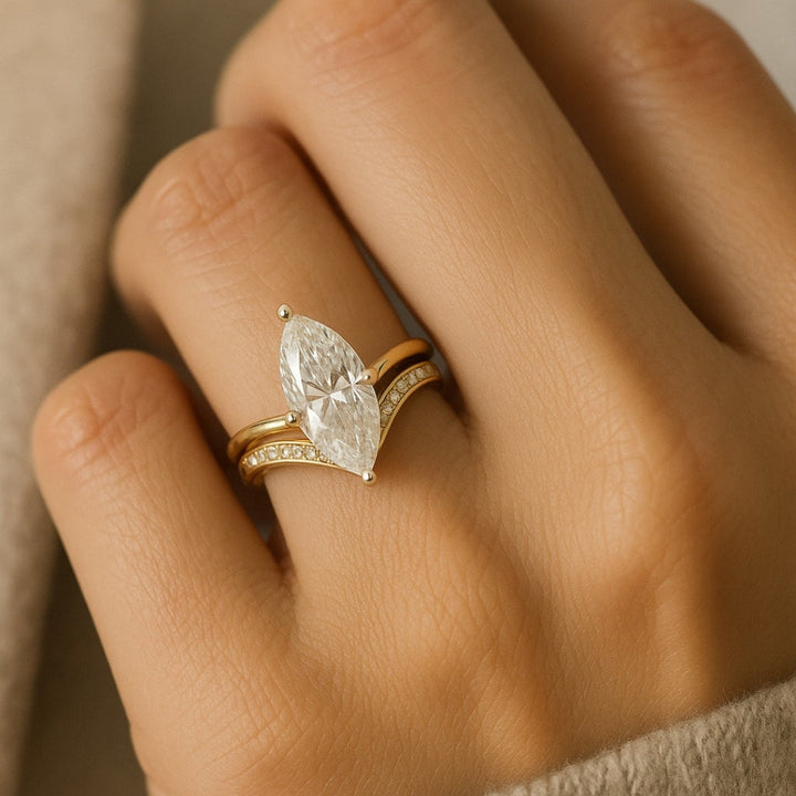 Gold Drop Ring