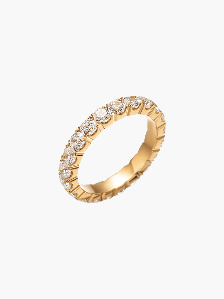 Amia Ring with Diamonds
