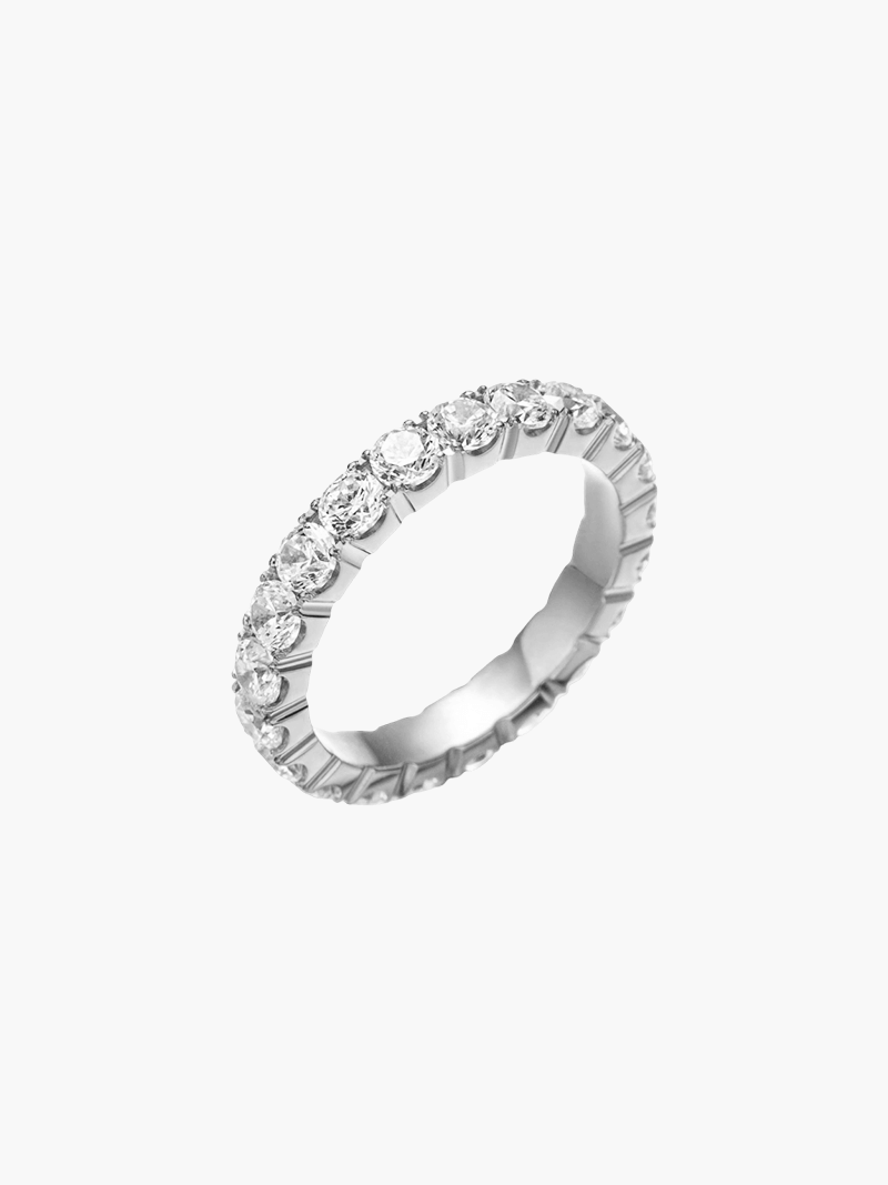 Amia Ring with Diamonds