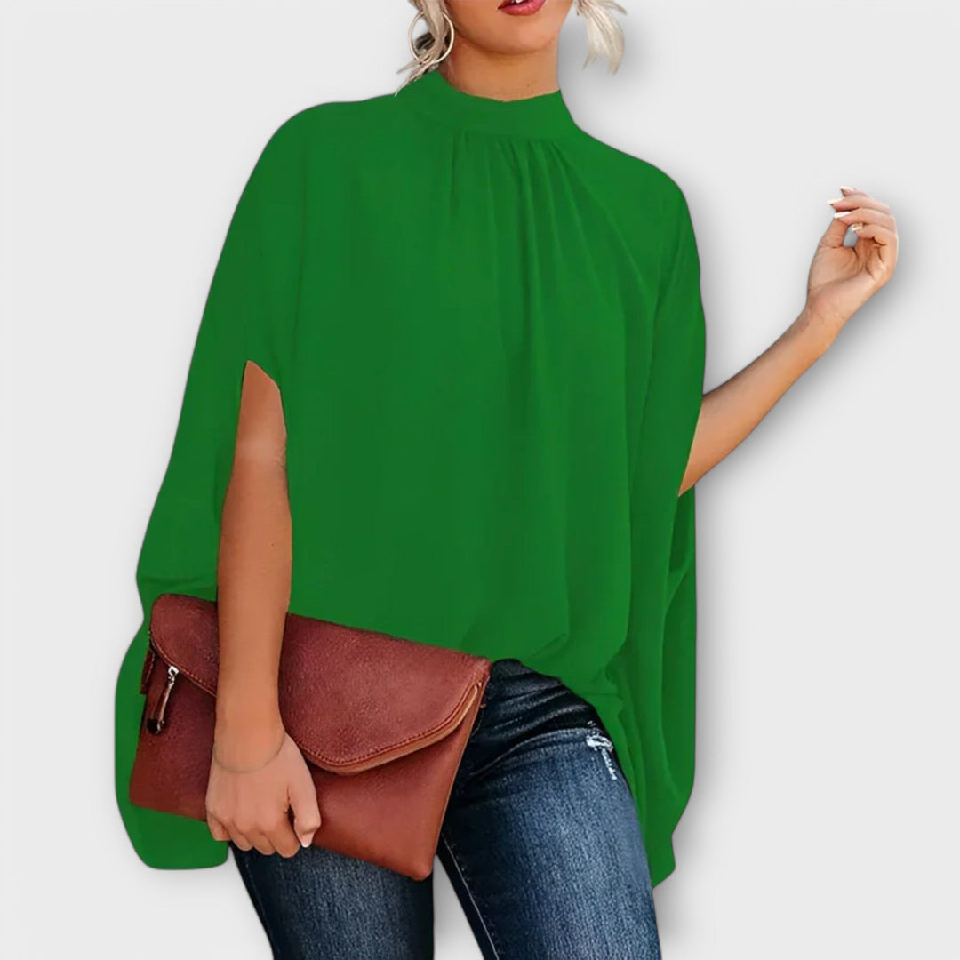 Aoife – Versatile Art-Print Blouse