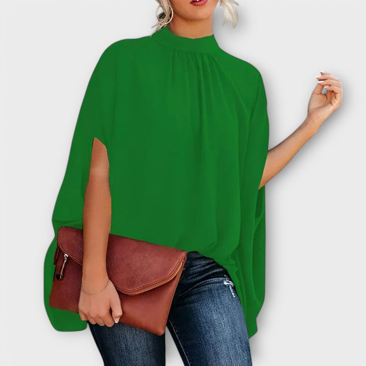 Aoife – Versatile Art-Print Blouse