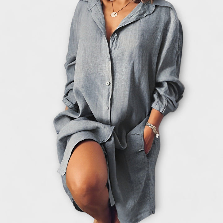 Caoimhe – Casual Linen Blouse