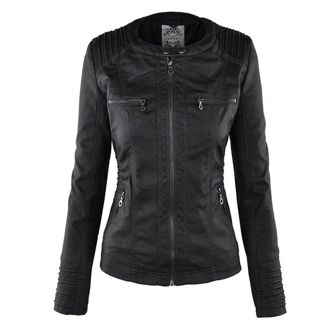 Monika – Elegant Leather Jacket