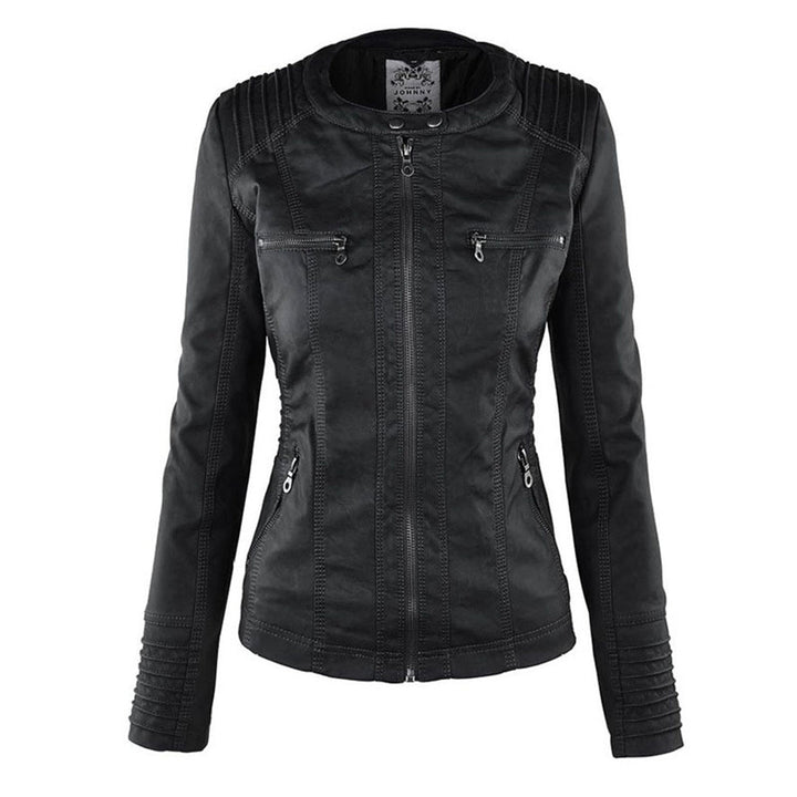 Monika – Elegant Leather Jacket