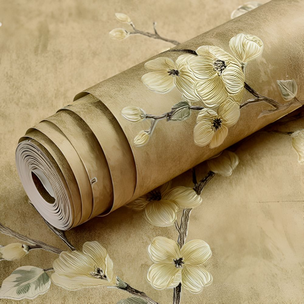 Self-Adhesive Floral Wallpaper