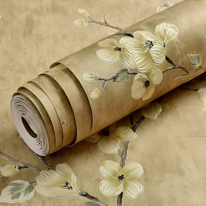 Self-Adhesive Floral Wallpaper