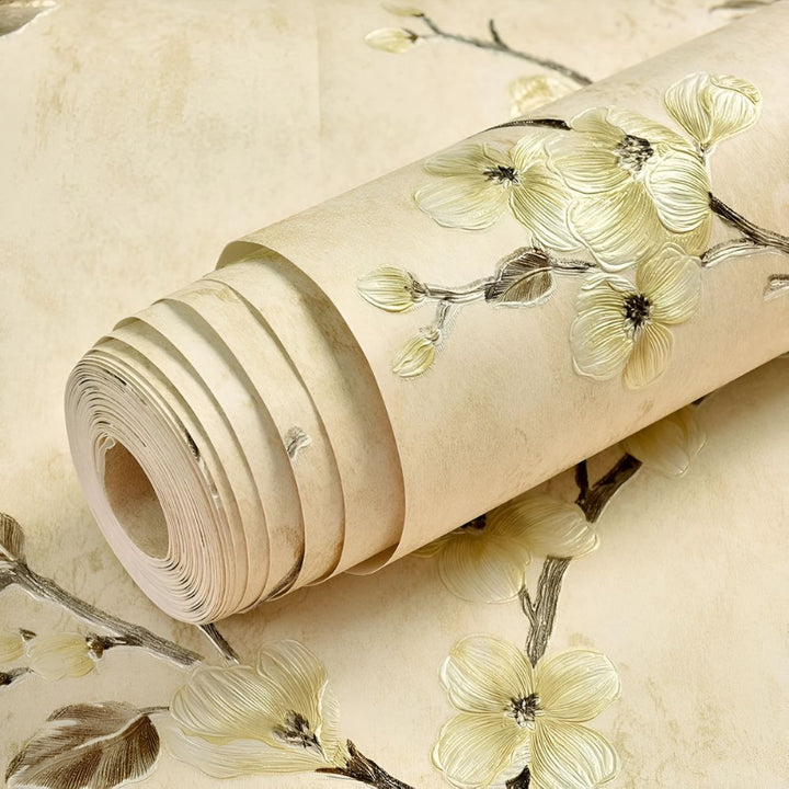 Self-Adhesive Floral Wallpaper