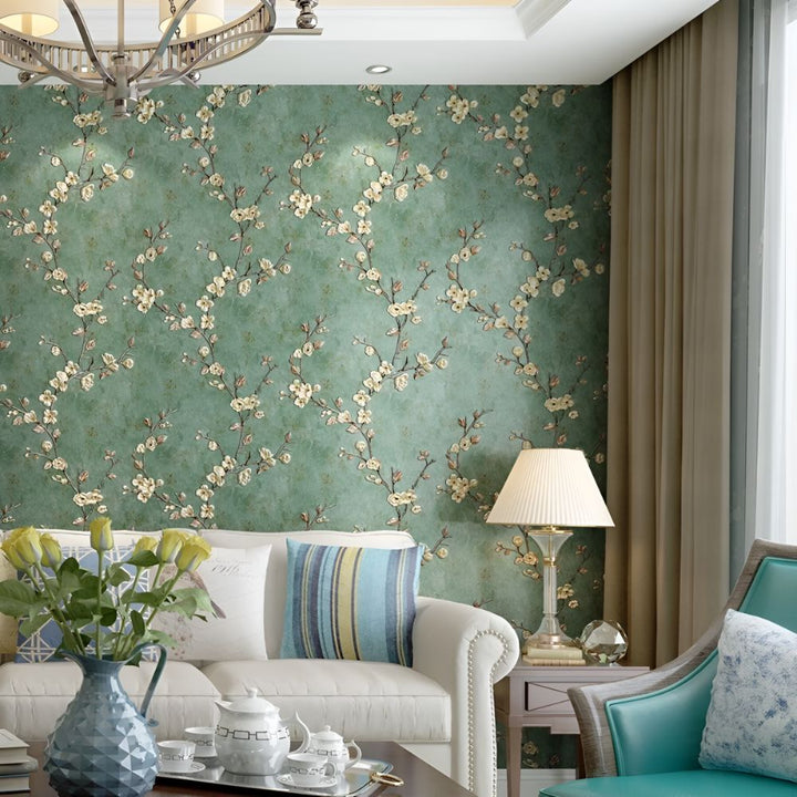 Self-Adhesive Floral Wallpaper