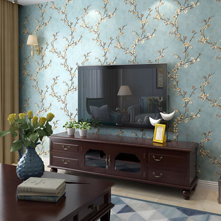 Self-Adhesive Floral Wallpaper
