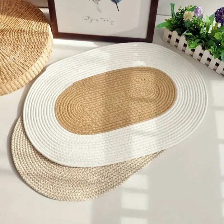 Knitted Oval Placemat