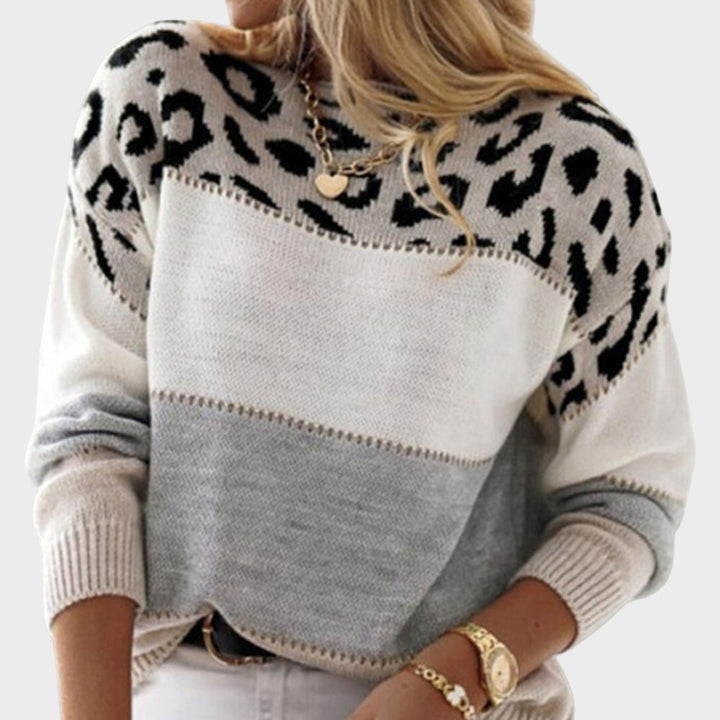 Romanka – Leopard Elegance Sweater