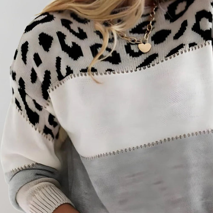 Romanka – Leopard Elegance Sweater
