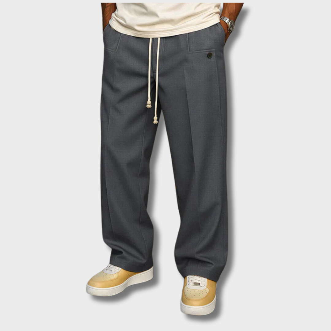 Sandro – Elegant Trousers with Adjustable Drawstring