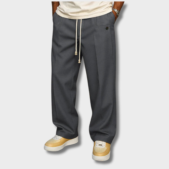Sandro – Elegant Trousers with Adjustable Drawstring