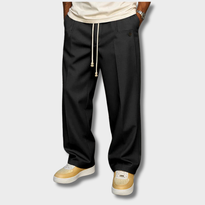 Sandro – Elegant Trousers with Adjustable Drawstring