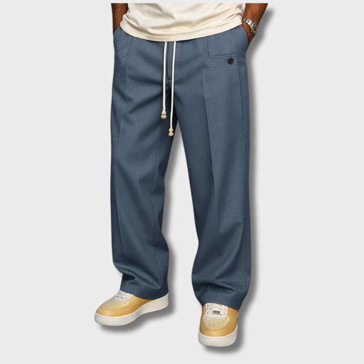 Sandro – Elegant Trousers with Adjustable Drawstring